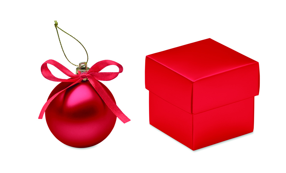 Лого трейд pекламные cувениры фото: Christmas bauble gift box
