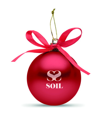 Лого трейд бизнес-подарки фото: Christmas bauble gift box