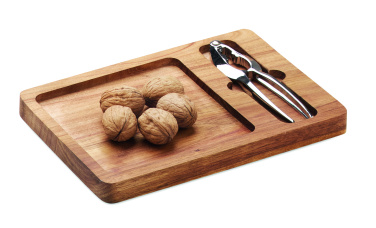 Лого трейд pекламные cувениры фото: Acacia nut cracker set