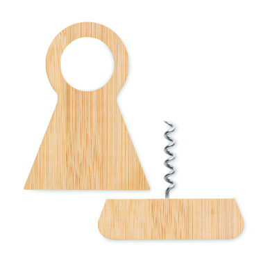 Логотрейд бизнес-подарки картинка: Bamboo bottle stand & opener