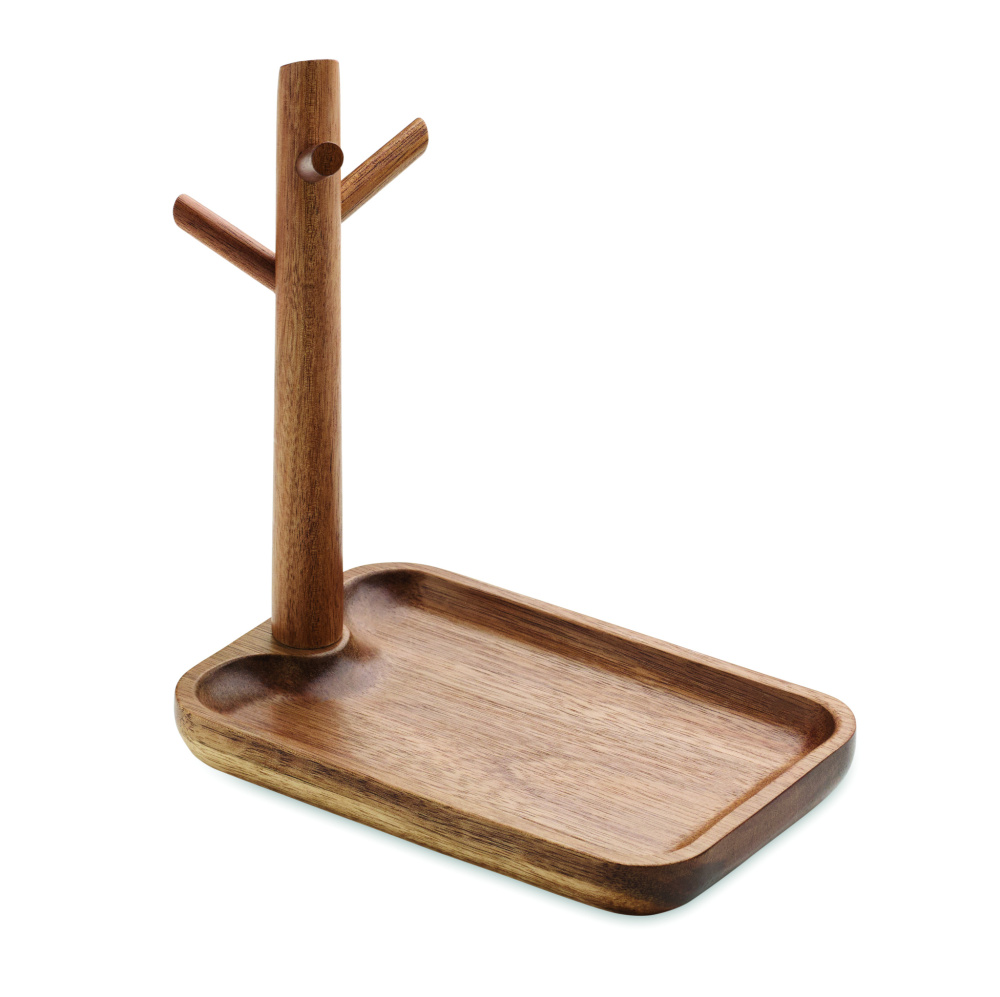 Лого трейд pекламные cувениры фото: Acacia wood key tray holder