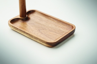 Логотрейд pекламные cувениры картинка: Acacia wood key tray holder