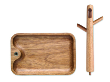 Логотрейд бизнес-подарки картинка: Acacia wood key tray holder
