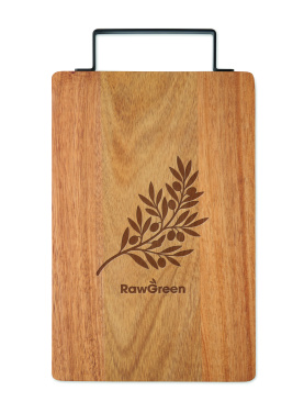 Логотрейд pекламные подарки картинка: Acacia board with steel handle