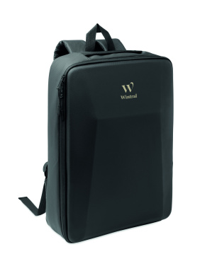 Лого трейд бизнес-подарки фото: 15" hard shell RPET backpack