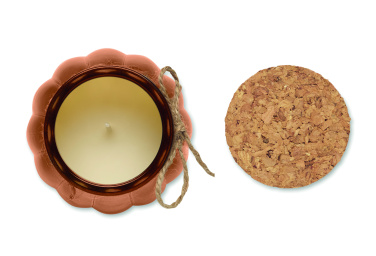 Лого трейд бизнес-подарки фото: Vanilla plant based wax candle