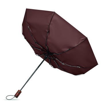 Лого трейд pекламные подарки фото: 21" auto umbrella wood handle