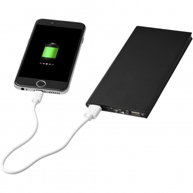 Logotrade profilreklam bild: Plate 8 000 mAh powerbank i aluminium