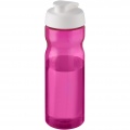 H2O Active® Base 650 ml sportflaska med uppfällbart lock, Magenta/vit