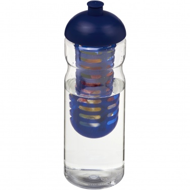 Logotrade profilprodukter bild: H2O Active® Base 650 ml sportflaska med kupollock och fruktbehållare