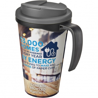 Logotrade reklamprodukter bild: Brite-Americano® Grande 350 ml mugg med spillsäkert lock