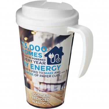 Logotrade reklamprodukter bild: Brite-Americano® Grande 350 ml mugg med spillsäkert lock