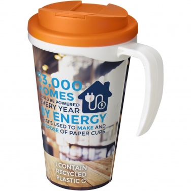 Logotrade profilreklam bild: Brite-Americano® Grande 350 ml mugg med spillsäkert lock