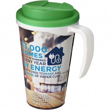 Logotrade profilprodukter bild: Brite-Americano® Grande 350 ml mugg med spillsäkert lock