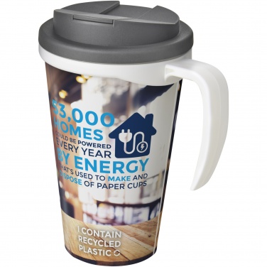 Logotrade profilprodukter bild: Brite-Americano® Grande 350 ml mugg med spillsäkert lock