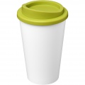 Americano® Eco 350 ml återvinningsbar mugg, Vit / Lime