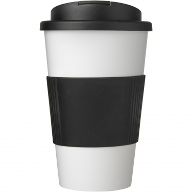 Logotrade presentreklam bild: Americano® 350 ml mugg med grepp och spillsäkert lock