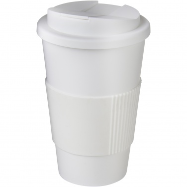 Logotrade kampanjprodukter bild: Americano® 350 ml mugg med grepp och spillsäkert lock