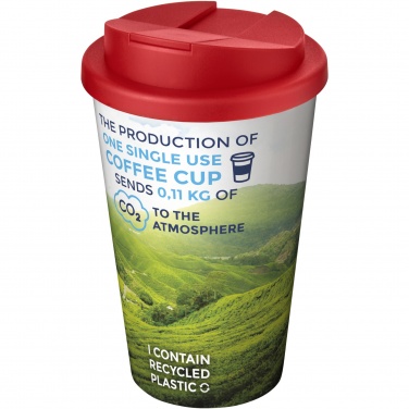 Logotrade profilprodukter bild: Brite-Americano® 350 ml mugg med spillsäkert lock