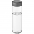 H2O Active® Vibe 850 ml vattenflaska med skruvlock, Transparent / Stormgrå