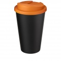 Americano® Eco 350 ml termosmugg av återvunnet material, Orange / Solid svart