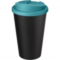 Americano® Eco 350 ml termosmugg av återvunnet material, Aquablå / Solid svart