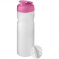 Baseline Plus 650 ml shaker-flaska, Magenta / Frostad klar