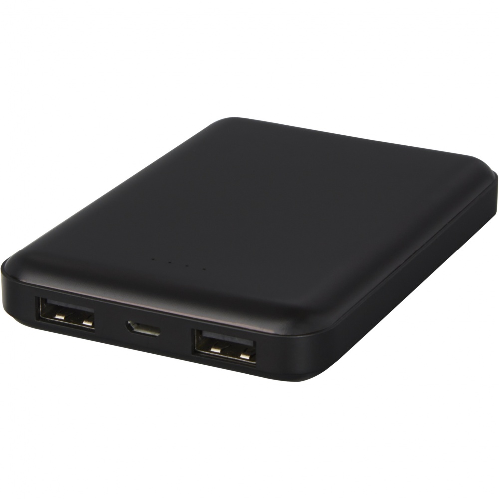 Logotrade profilprodukter bild: Gleam 5 000 mAh ultratunn powerbank med ljus