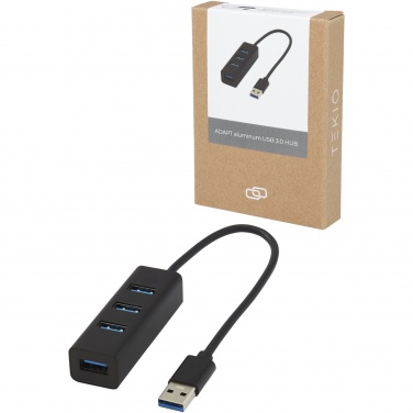 Logotrade profilreklam bild: ADAPT USB 3.0-hubb av aluminium