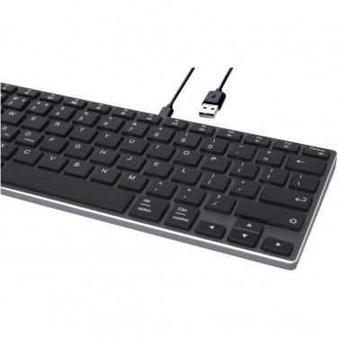 Logotrade reklamprodukter bild: Hybrid högpresterande Bluetooth-tangentbord – QWERTY