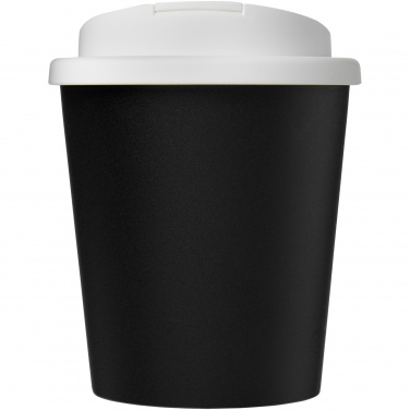 Logotrade kampanjprodukter bild: Americano® Espresso Eco 250 ml återvunnen termomugg med spillsäkert lock