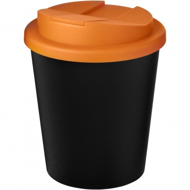 Logotrade kampanjprodukter bild: Americano® Espresso Eco 250 ml återvunnen termomugg med spillsäkert lock