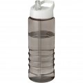 H2O Active® Eco Treble 750 ml sportflaska med piplock , Träkol / Vit