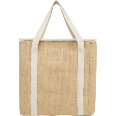 Logotrade reklamprodukter bild: Juta kylväska av 300 g/m² jute, 19 l