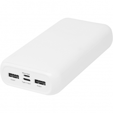 Logotrade reklamprodukter bild: Electro 20 000 mAh powerbank i återvunnen plast 