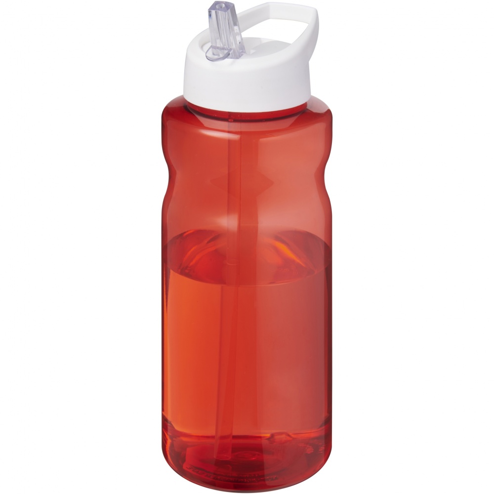 Logotrade profilprodukter bild: H2O Active® Eco Big Base 1-liters sportflaska med piplock