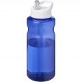 H2O Active® Eco Big Base 1-liters sportflaska med piplock, Blå/vit