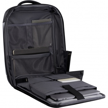 Logotrade profilprodukter bild: Expedition Pro 15,6-tums kompakt laptopväska av GRS-återvunnet material, 12 l