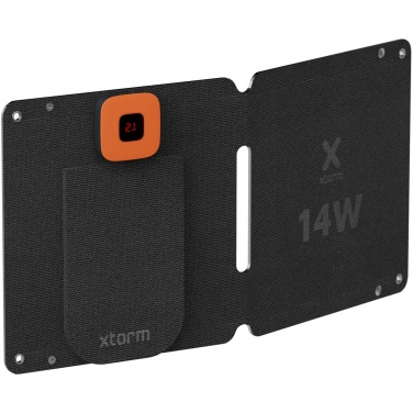 Logotrade reklamprodukter bild: Xtorm XR2S14 SolarBooster 14 W vikbar solpanel