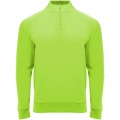 Epiro långärmad sweatshirt med kvartslång dragkedja för barn, Fluor Grön