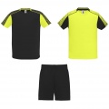 Juve unisex sportset, Fluor Gul / Solid svart