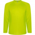 Montecarlo långärmad sport t-shirt för män, Fluor Gul