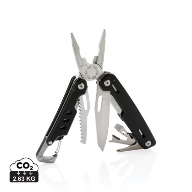 Logotrade profilprodukter bild: Solid multitool med karbinhake