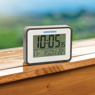 Logotrade profilprodukter bild: Grundig väderstation, alarm och kalender