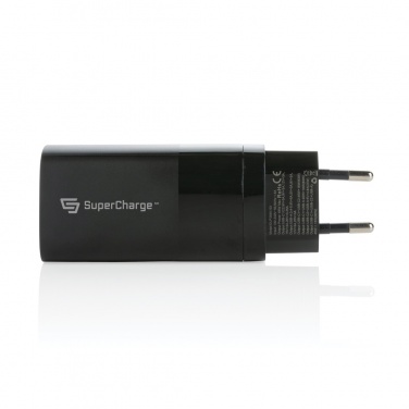 Logotrade presentreklam bild: Philips 65W ultrasnabb PD 3-port USB-väggadapter