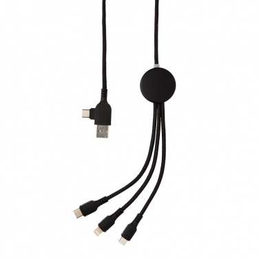 Logotrade presentreklam bild: Light up logga 6-i-1 kabel