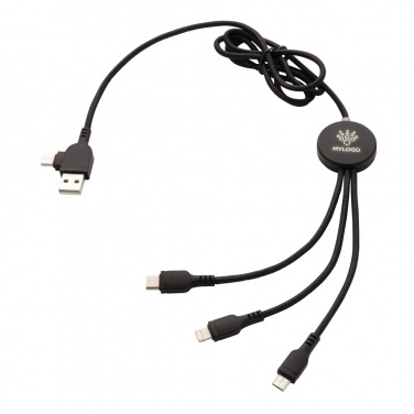 Logotrade profilprodukter bild: Light up logga 6-i-1 kabel