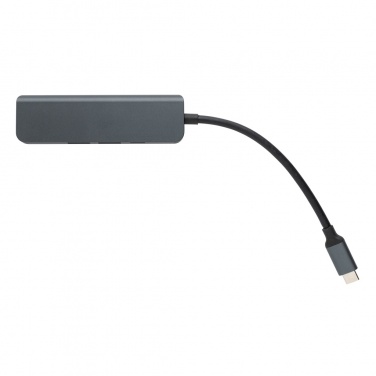 Logotrade profilprodukter bild: Terra hub med HDMI input i RCS återvunnen aluminium