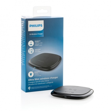 Logotrade profilprodukter bild: Philips 10W trådlös laddare Qi