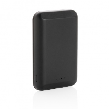 Logotrade kampanjprodukter bild: Magnetisk 5.000 mAh 5W trådlös powerbank